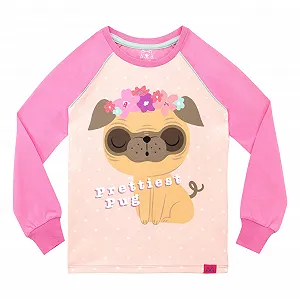 Пижама Harry Bear Самый красивый мопс для девочки synthetic.ua - Фото 1