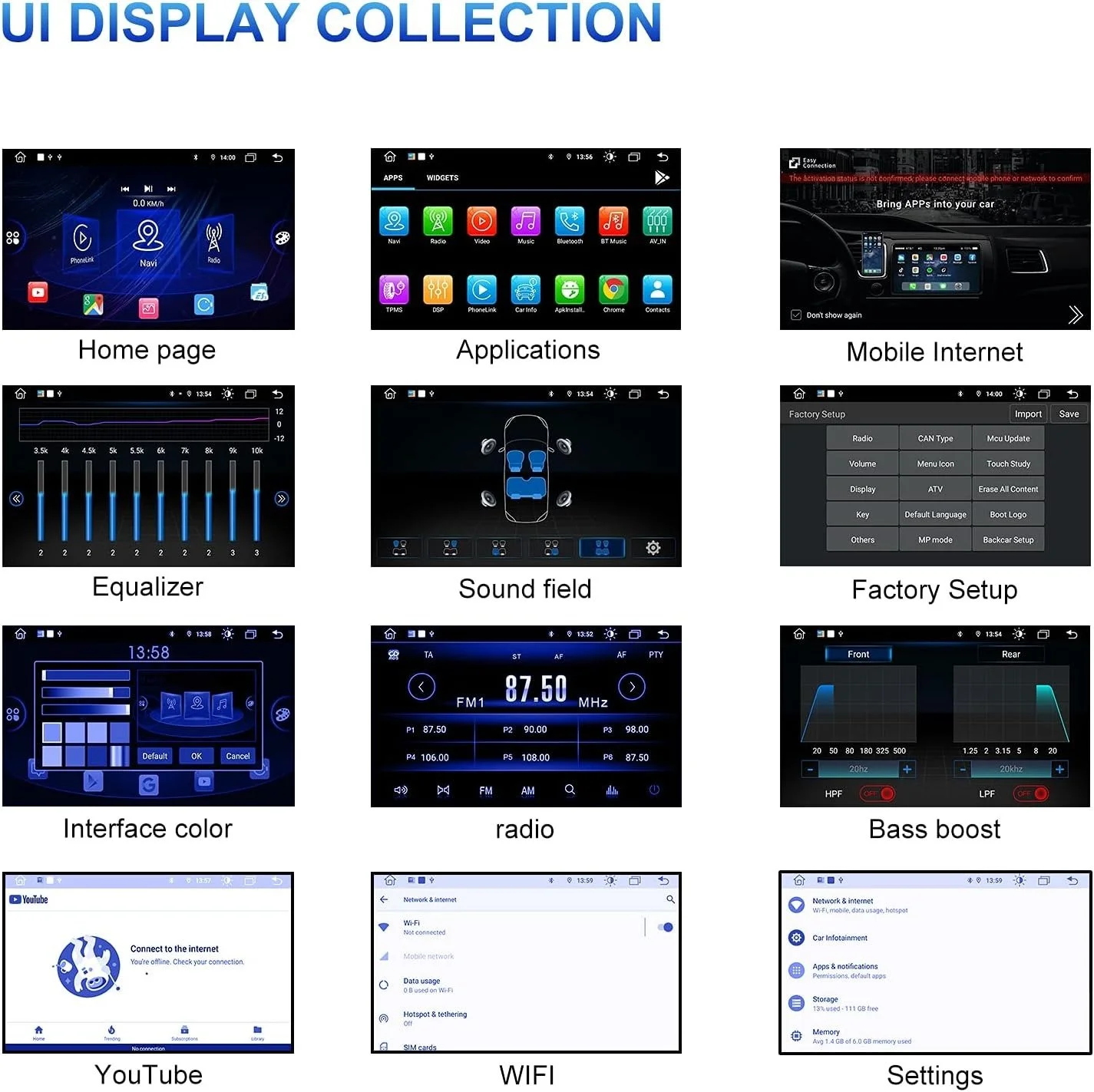 Автомагнітола Ponskoy Car Radio for Alfa Romeo 159 Spider Brera Sportwagon / 7'' / USB / WI-FI / Bluetooth / GPS / Android11 / Black, фото №2