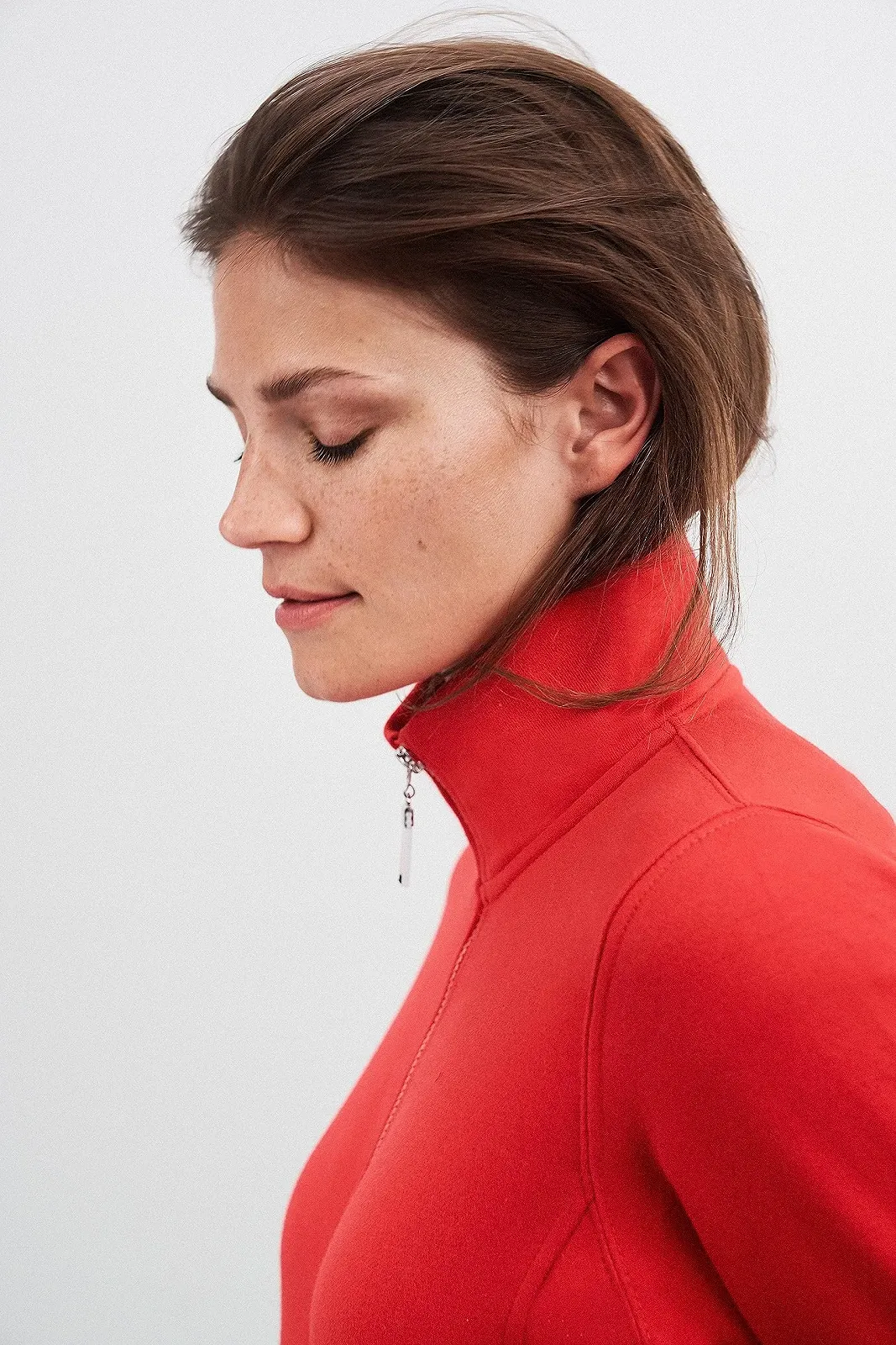 Женская спортивная куртка James & Nicholson Высококачественная спортивная куртка со стойким воротником, фото №6