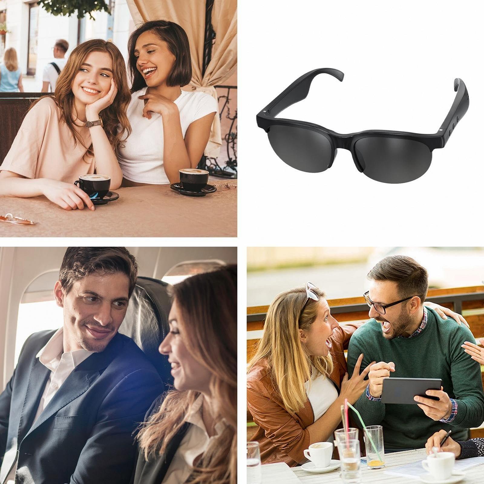 Перекладач Smart Glasses Аудіо в реальному часі, бездротовий дисплей об'єктива, фото №5