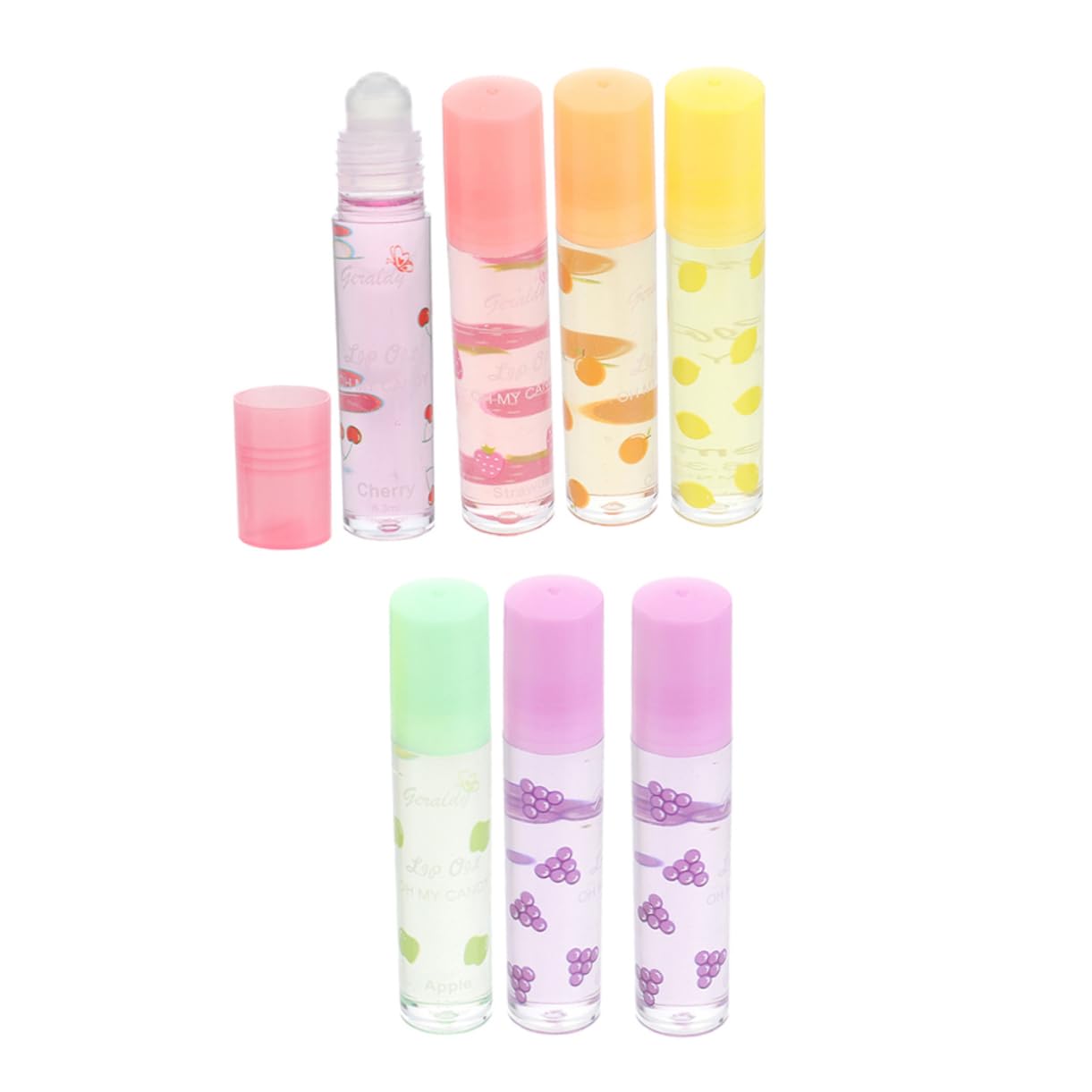 Блеск для губ Healvian 7 Made of Fruit С изменением цвета Свежий Защита губ Увлажняющий Тинт для губ Блестящий Пятно Портативная Жидкая помада, фото №1
