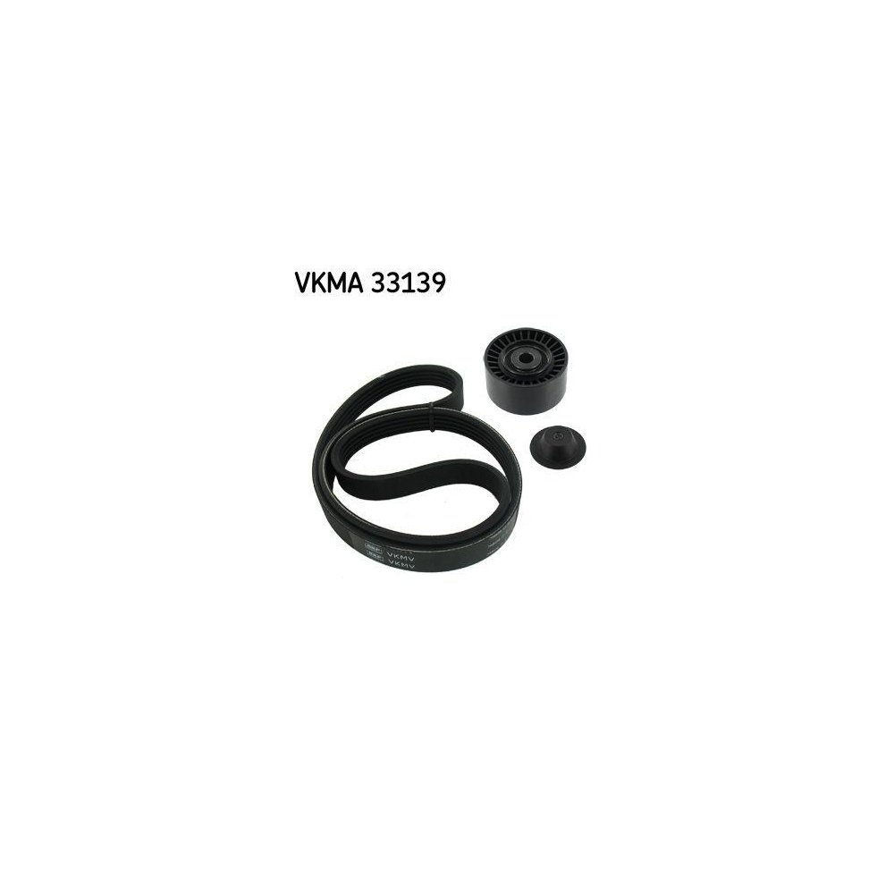 Комплект поліклинового ременя SKF VKMA 33139 для CITROËN OPEL PEUGEOT CITROËN (DF-PSA), фото №1