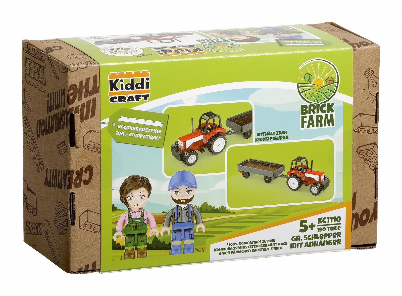 Тягач Kiddicraft KC1110 Большой с прицепом, фото №2 Тягач Kiddicraft KC1110 Большой с прицепом, фото №2