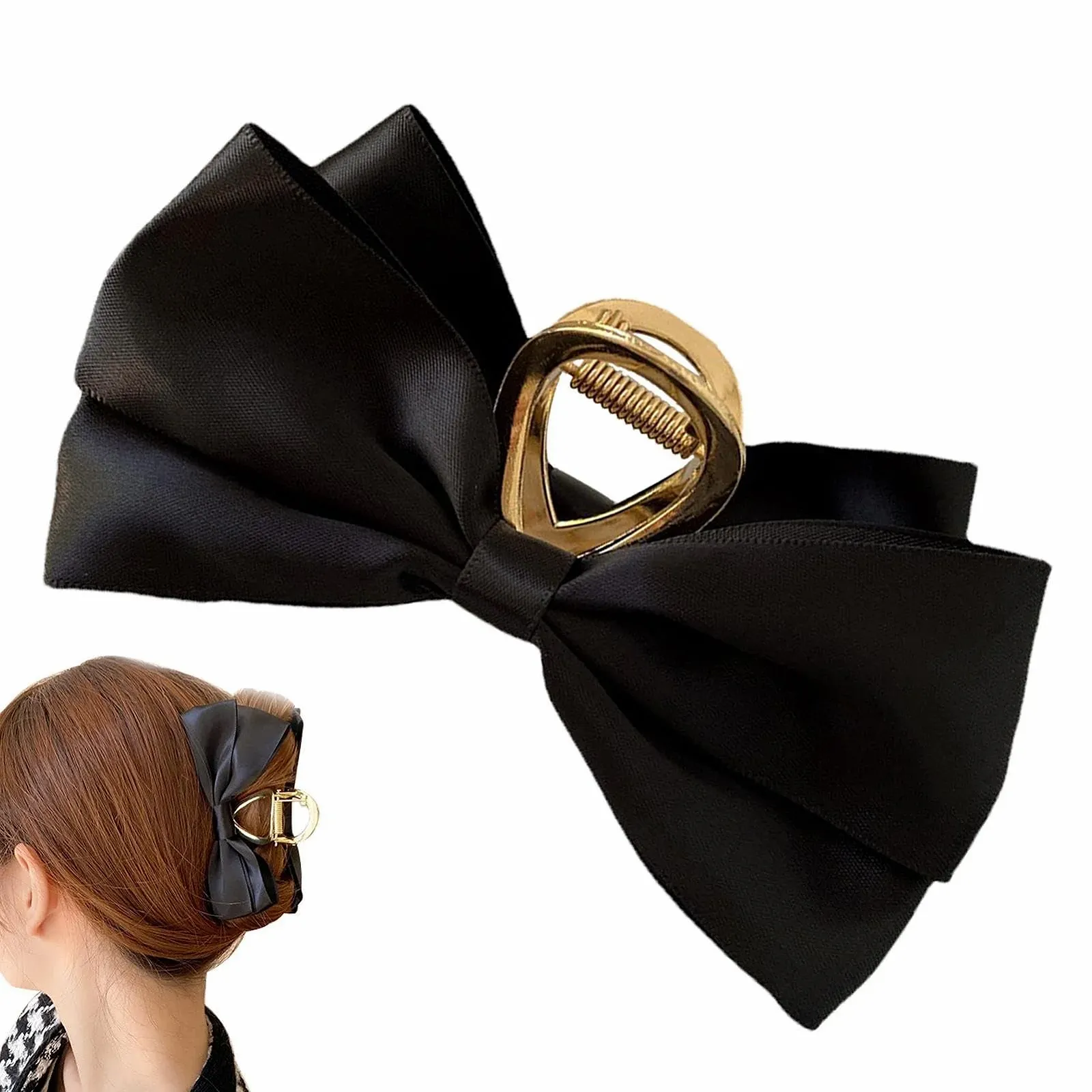 Заколка-краб для волос с бантом | Большая заколка-краб - Нескользящая заколка для волос с большим бантом Аксессуары для костюмов на день рождения и шоу, фото №8 Заколка-краб для волос с бантом | Большая заколка-краб - Нескользящая заколка для волос с большим бантом Аксессуары для костюмов на день рождения и шоу, фото №8