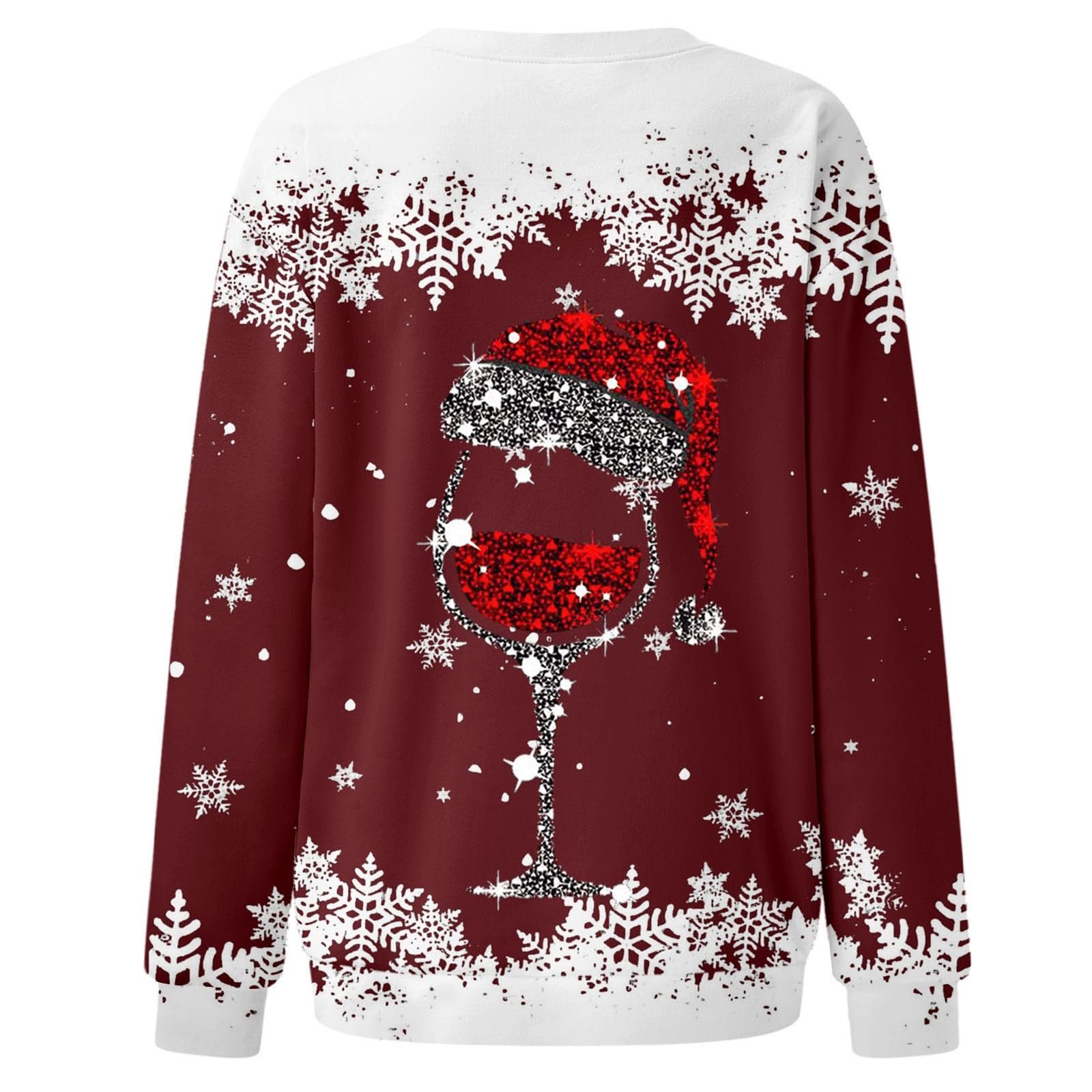 Різдвяний светр жіночий з довгими рукавами, святковий, фото №4