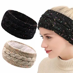 Купить Вязаная повязка на голову, 2 шт - Фото 1 Вязаная повязка на голову, 2 шт - Фото 1