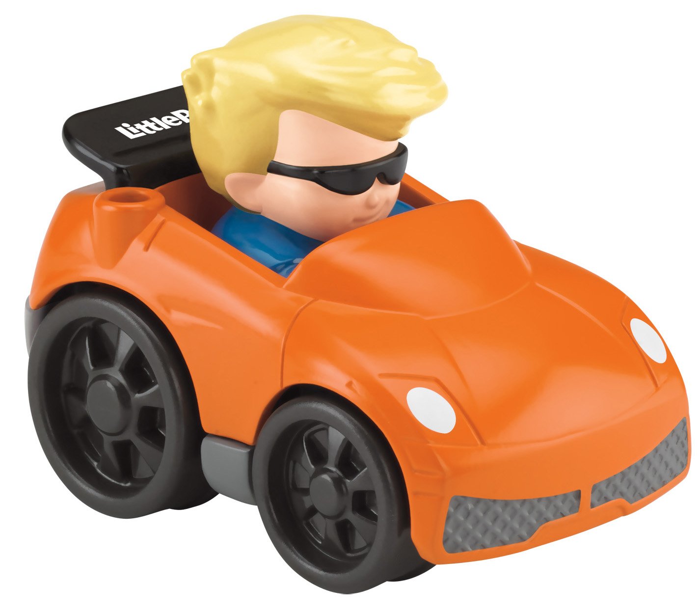 Игрушечный автомобиль Fisher Price Little People Wheelies - Eddie, фото №4