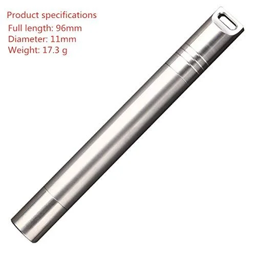 Чохол для таблеток Титановий Портативний Водонепроникний Тримач для зубочисток, фото №5