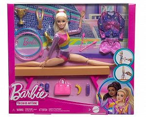 Barbie блондинка Барбі гімнастка з аксесуарами - Фото 1