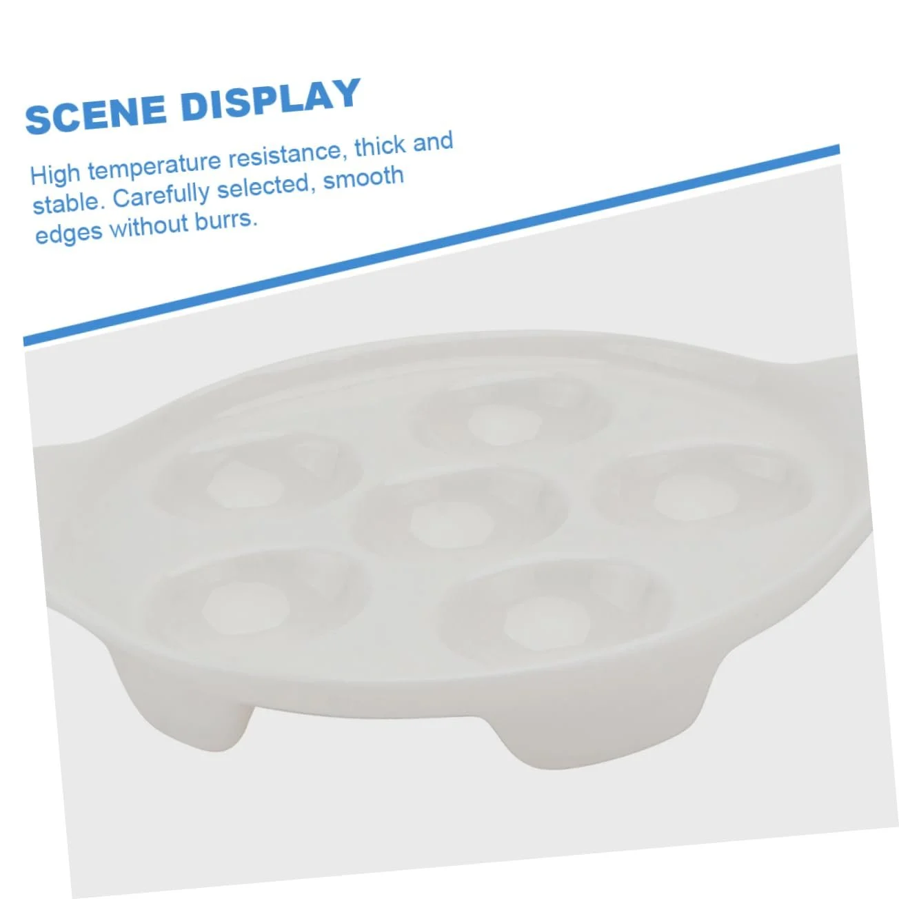 Форма для равликів VICASKY набір 2 шт. кераміка на 6 та 12 отворів біла, фото №6 Форма для равликів VICASKY набір 2 шт. кераміка на 6 та 12 отворів біла, фото №6