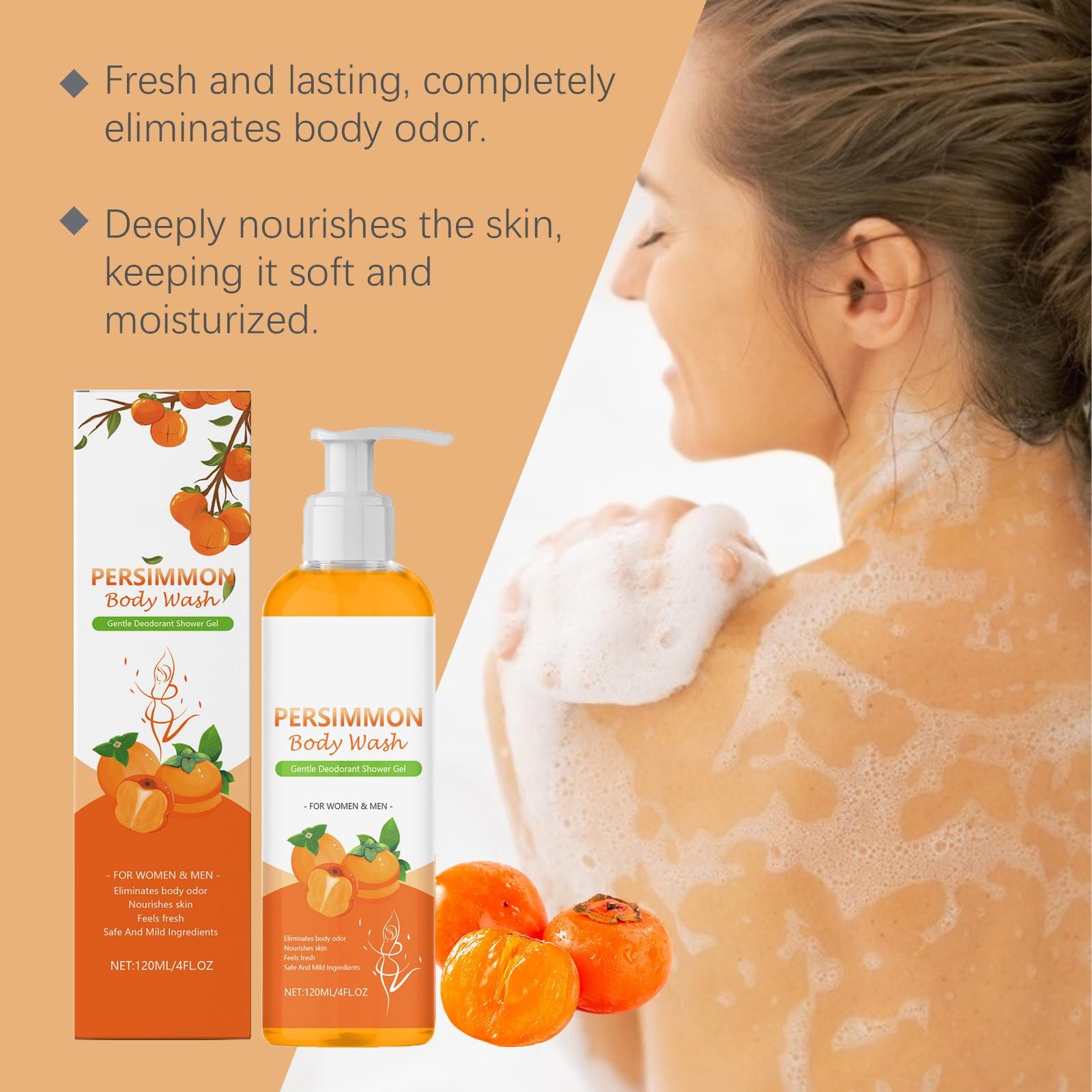 Гель для душу Persimmon Shower Gel 120 мл (1 шт), фото №5