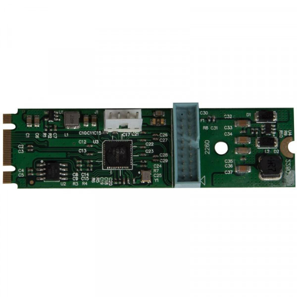Плата расширения Frime (ECF-M2.M&Bto2USB3) M2-2xUSB3.0, NEC720201, фото №1