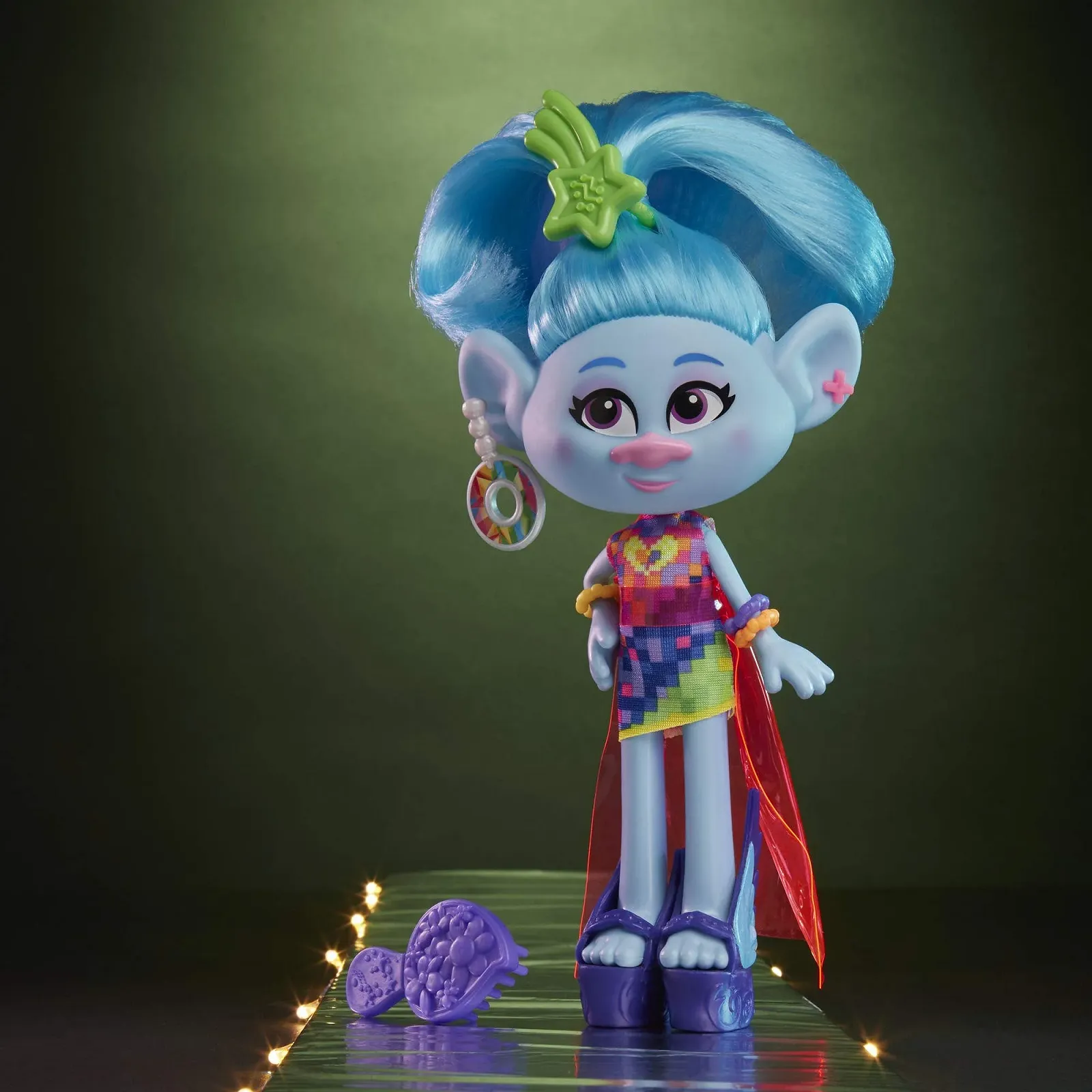 Кукла Hasbro Trolls DreamWorks Trolls Glamour Silk Модная кукла с платьем и обувью, фото №3