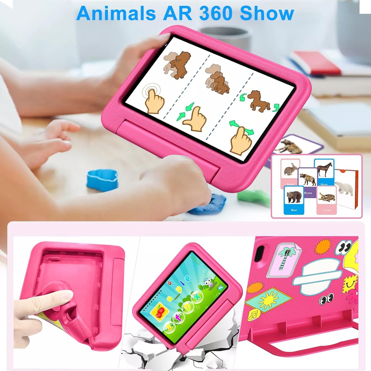 Планшет 7" DEERTIME E10 4+6/64Gb 8 ядер Android 14 3500 mAh Рожевий, фото №7