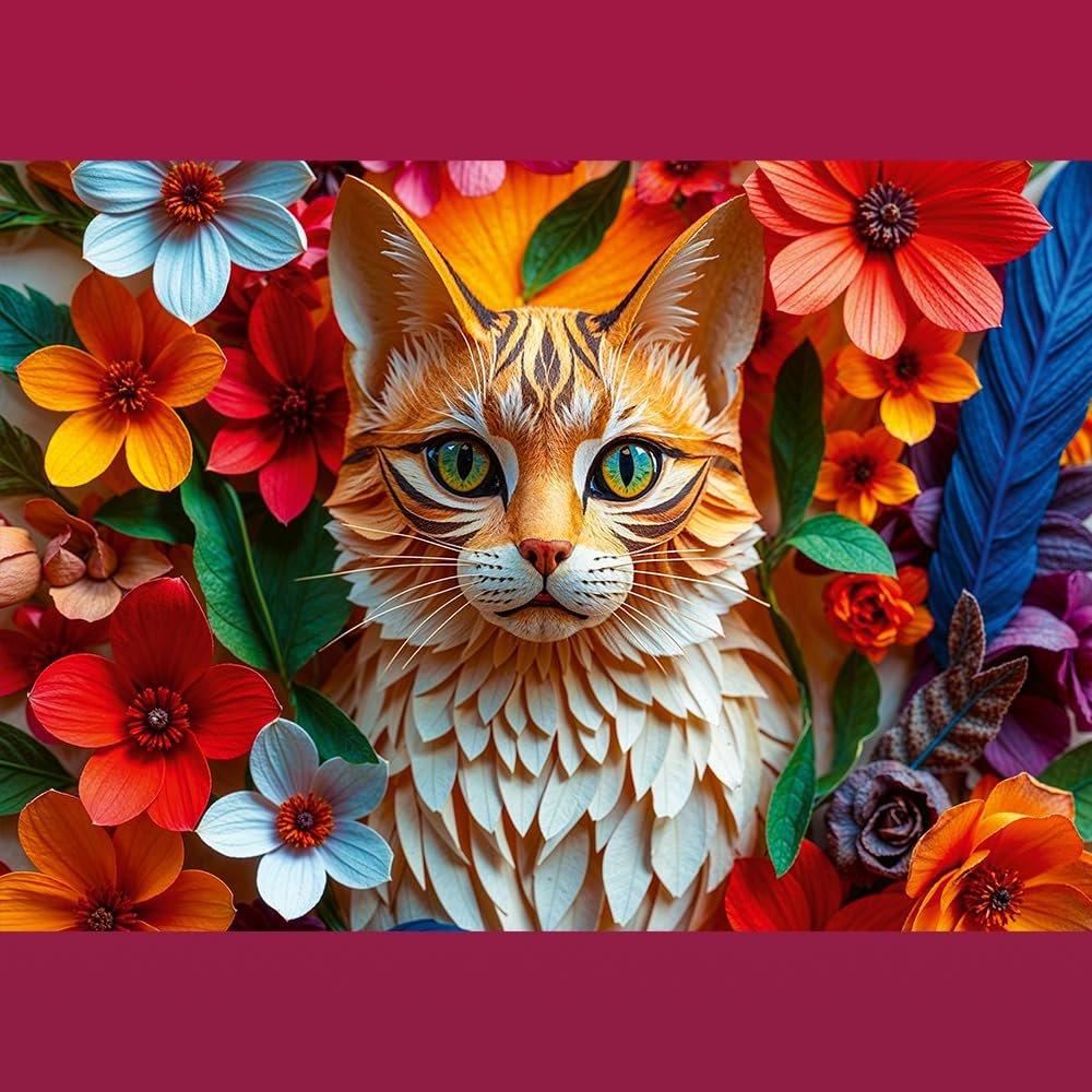 Пазл Trefl Paper Art Cat 3D Effect 1000 элементов 68.3 x 48 см, фото №3