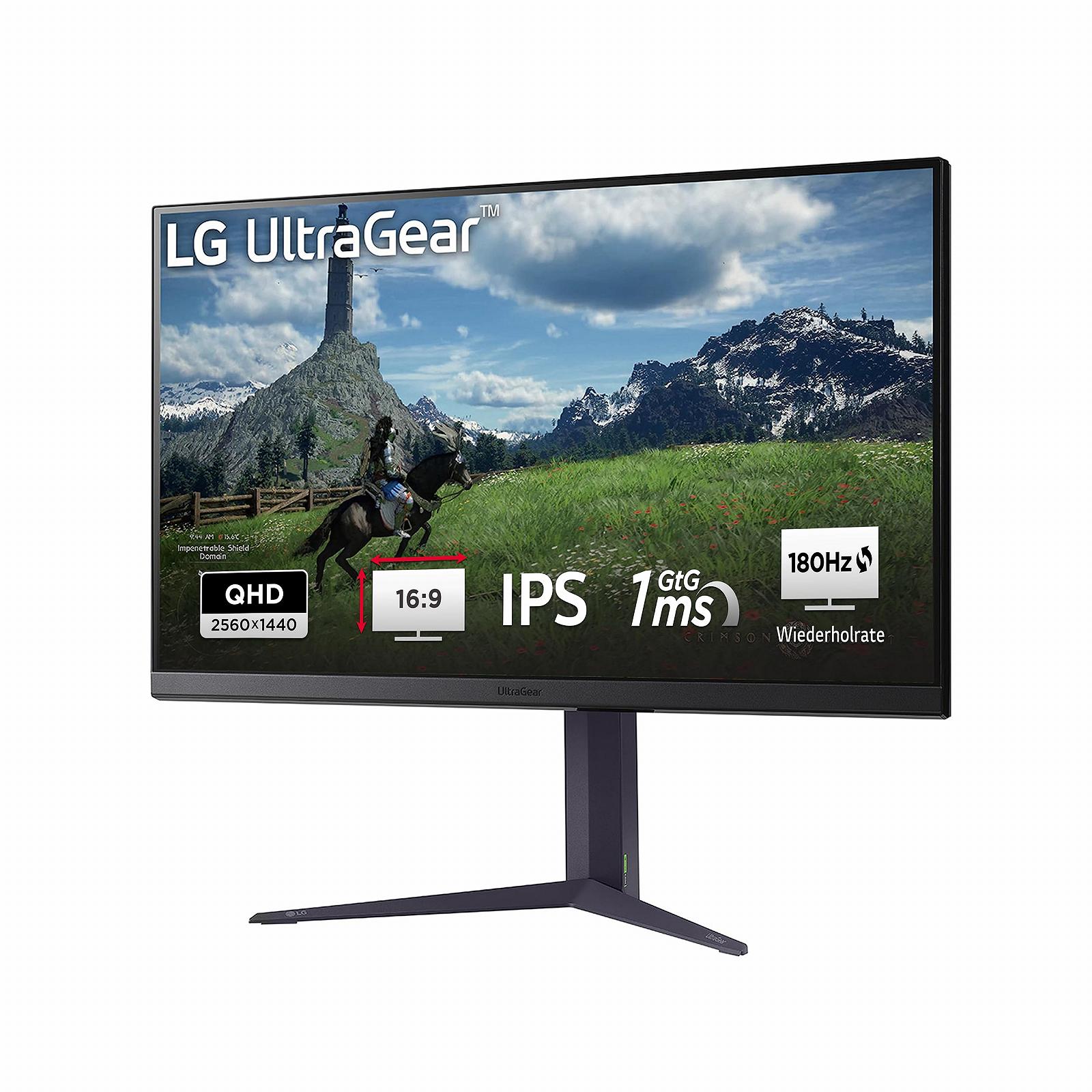 Монітор LG UltraGear 32GP850-B 31.5 дюйма для геймерів HDR10 Nano IPS Black, фото №1