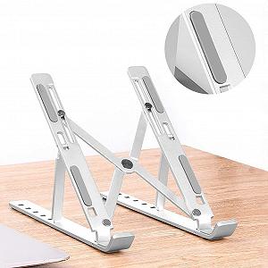 Подставка для ноутбука Алюминиевый сплав Серебристый synthetic.ua - Фото 1