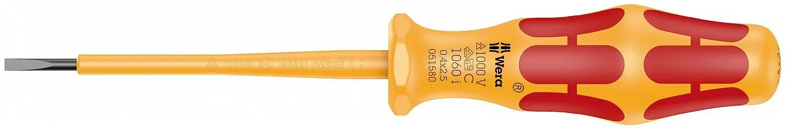 Набір викруток Wera Kraftform 1060 i/1062 i/6 05051575001 6 предметів Жовтий / Червоний, фото №14