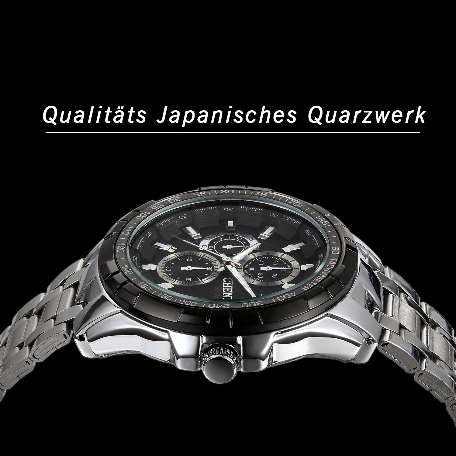 Часы JewelryWe Мужские Нержавеющая сталь Роскошные Дата Календарь 30 м Водонепроницаемые Аналоговые Кварцевые Наручные Часы Мужские Нержавеющая сталь Браслетные Часы с круглым циферблатом и люминесцентными стрелками, фото №4 Часы JewelryWe Мужские Нержавеющая сталь Роскошные Дата Календарь 30 м Водонепроницаемые Аналоговые Кварцевые Наручные Часы Мужские Нержавеющая сталь Браслетные Часы с круглым циферблатом и люминесцентными стрелками, фото №4