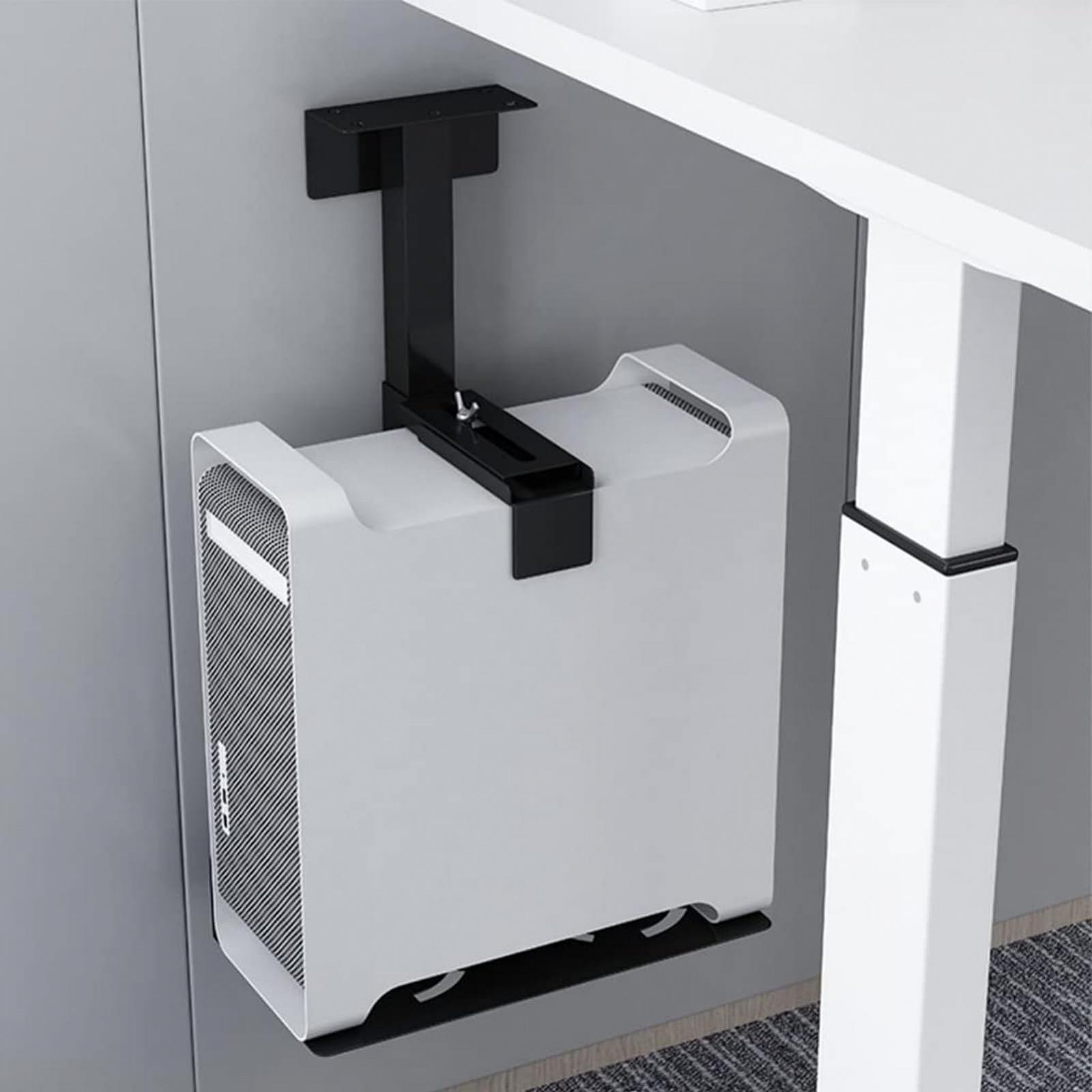 Тримач для ПК Під стіл Підвісний для комп'ютера Економія місця Обертовий і регульований по висоті, фото №3