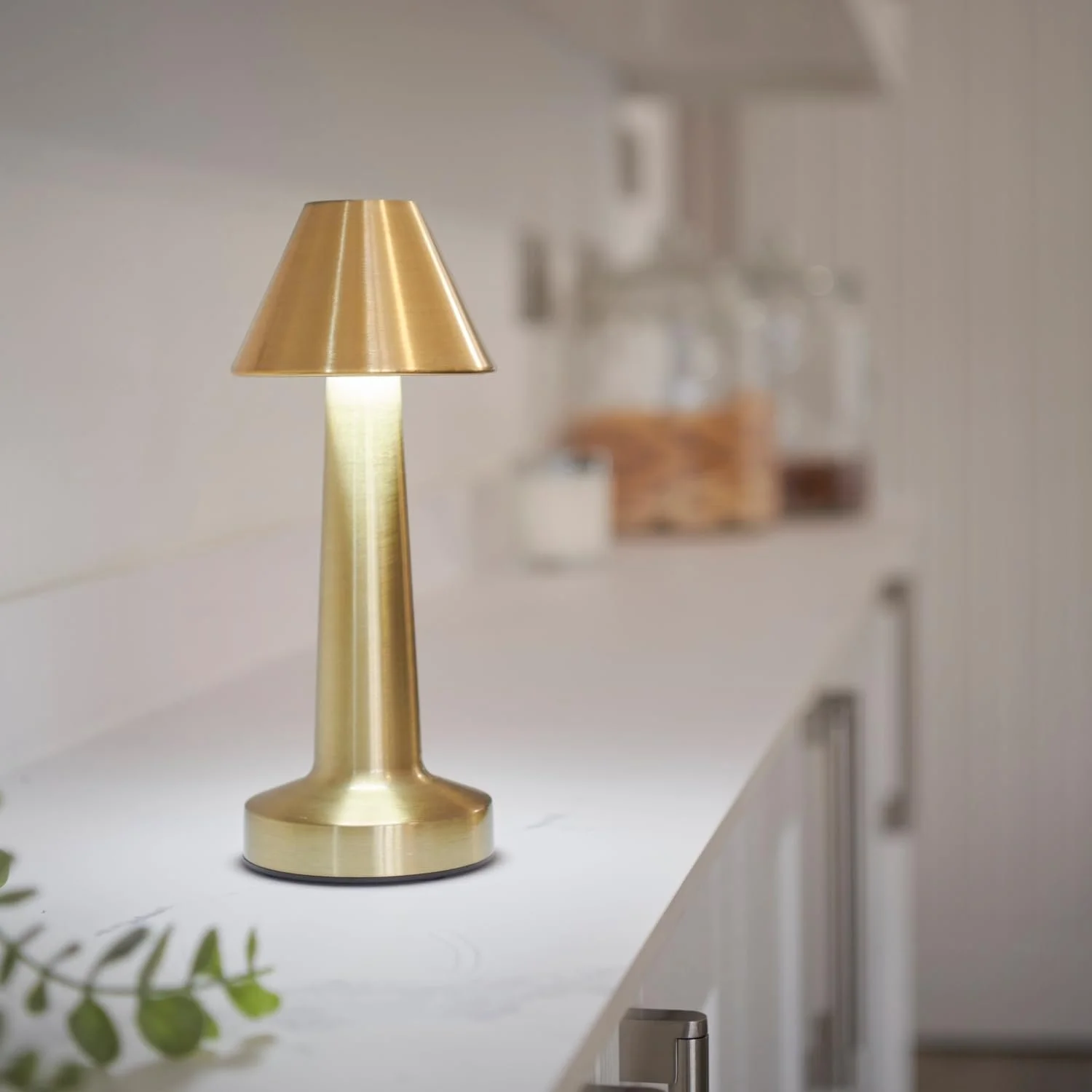 Настільна лампа Auraglow Boston акумуляторна на батарейках сенсорна LED набір з 2 шт, фото №3