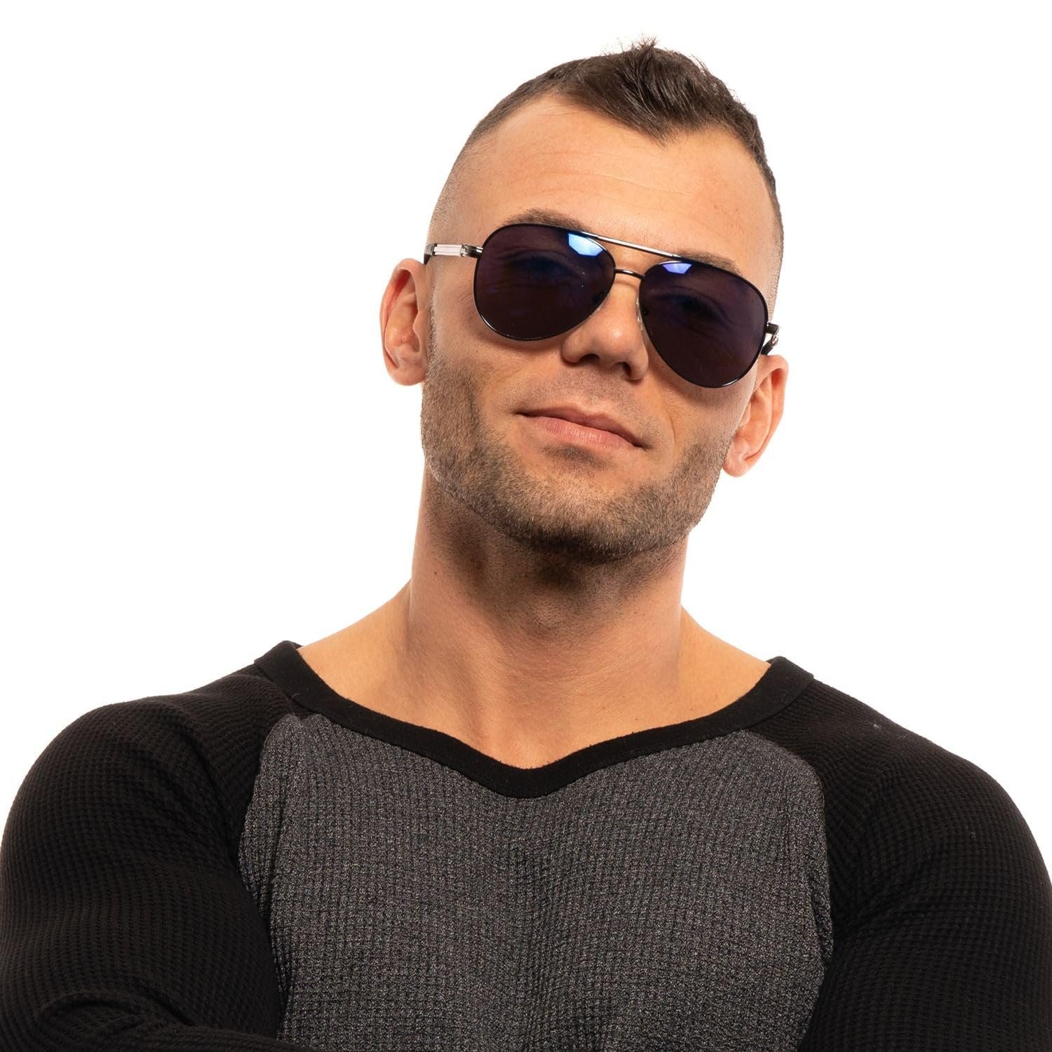 Сонцезахисні окуляри Guess Unisex Gf0173 6190x, різнокольорові, One Size, різнокольорові, фото №4