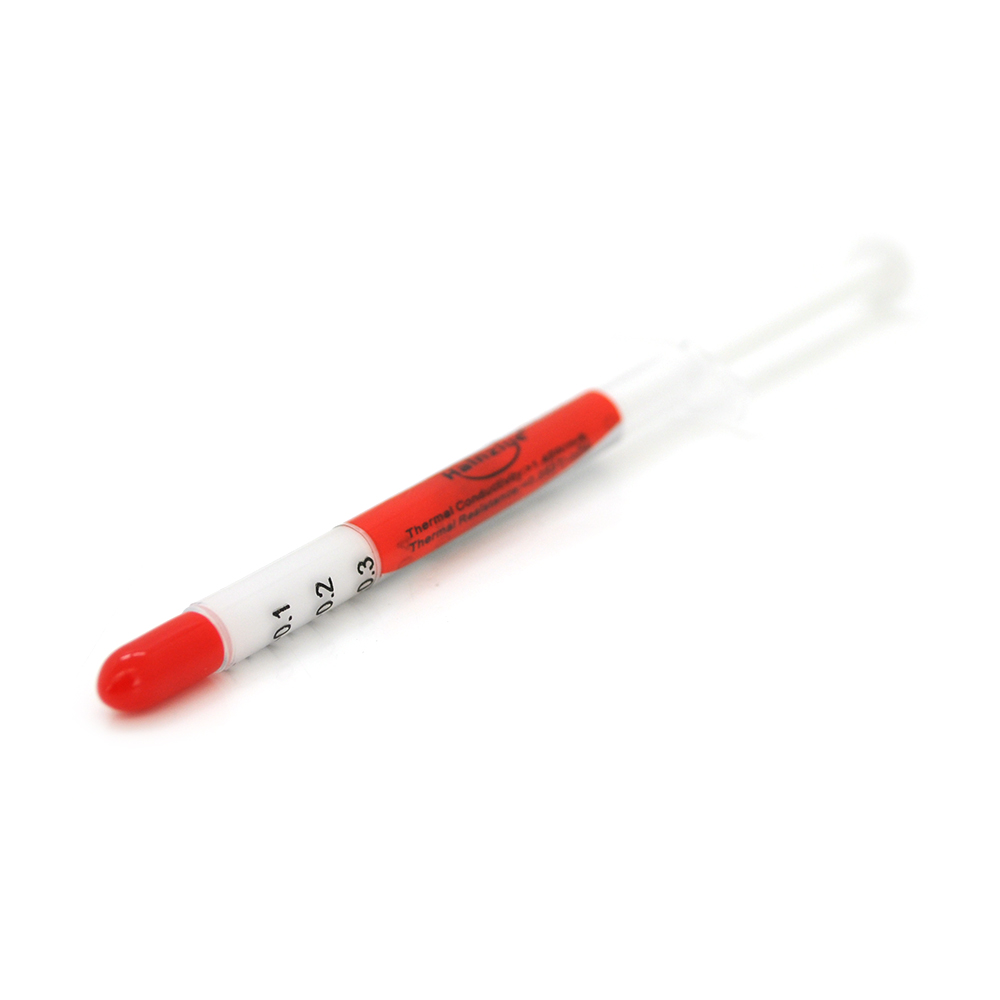 Паста термопровідна HY-410 1g шприц White 1,42W / m-K 0.262  C-in² W 30 280 В'язкість 1K cPs OEM Q50, фото №1