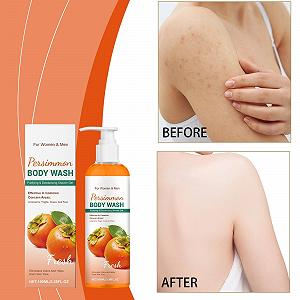 Гель для душу Persimmon Очищувальний та дезодорувальний зволожувальний натуральний 1 шт. synthetic.ua - Фото 1