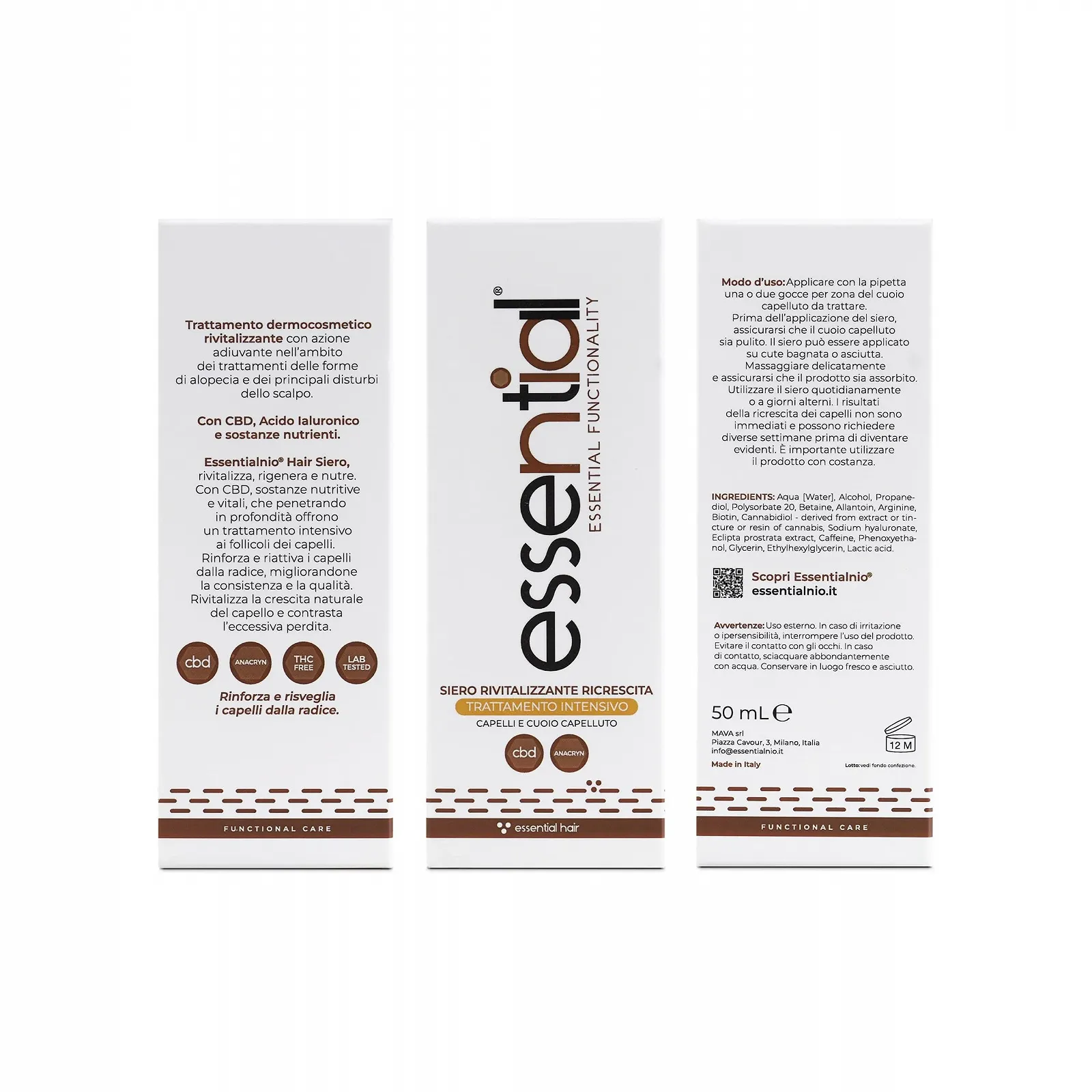 Сироватка Essentialnio Відновлююча для волосся з CBD та гіалуроновою кислотою, 50 мл, фото №6