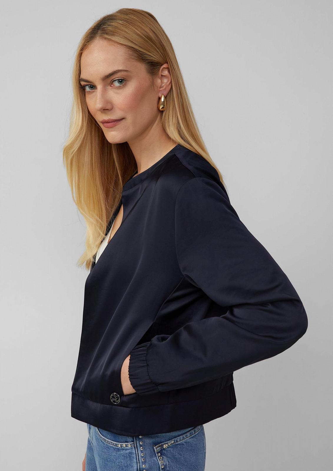 Куртка s.Oliver BLACK LABEL Блузон с эластичной талией, фото №2