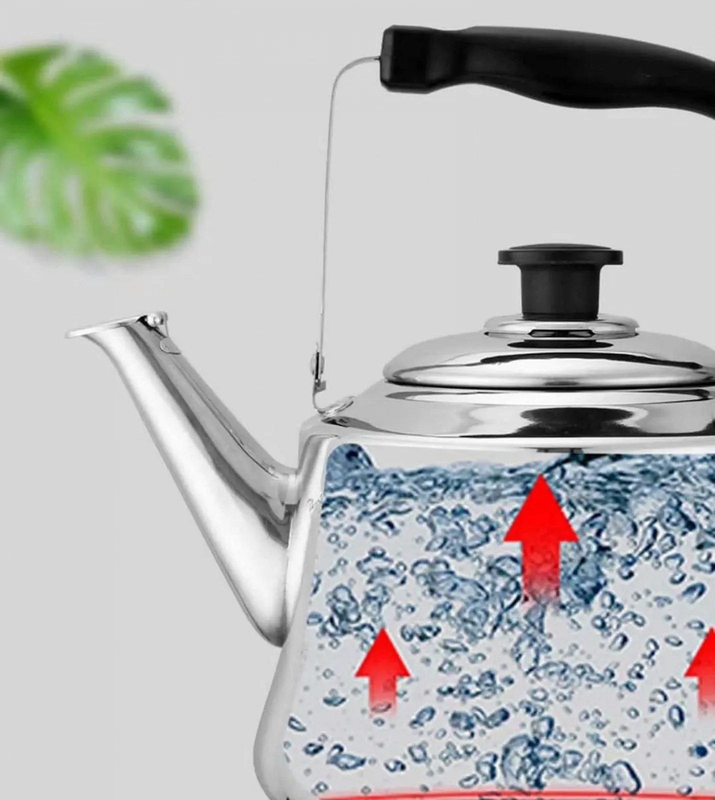 Чайник з свистком, Універсальний чайник для газової та індукційної плити, фото №5 Чайник з свистком, Універсальний чайник для газової та індукційної плити, фото №5