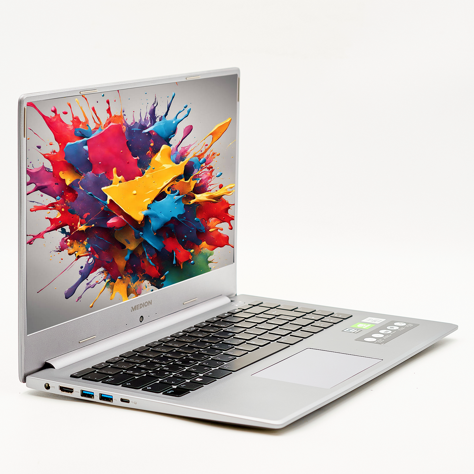 Ноутбук Medion Akoya S15447 Intel Core i7-10510U 16 ГБ ОЗУ 1 ТБ SSD Nvidia GeForce Металлический корпус, фото №3