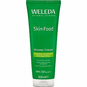 Гель-крем для душа WELEDA Organic Skin Food натуральный с ароматом апельсина, лаванды и бензоина 200 мл - Фото 1