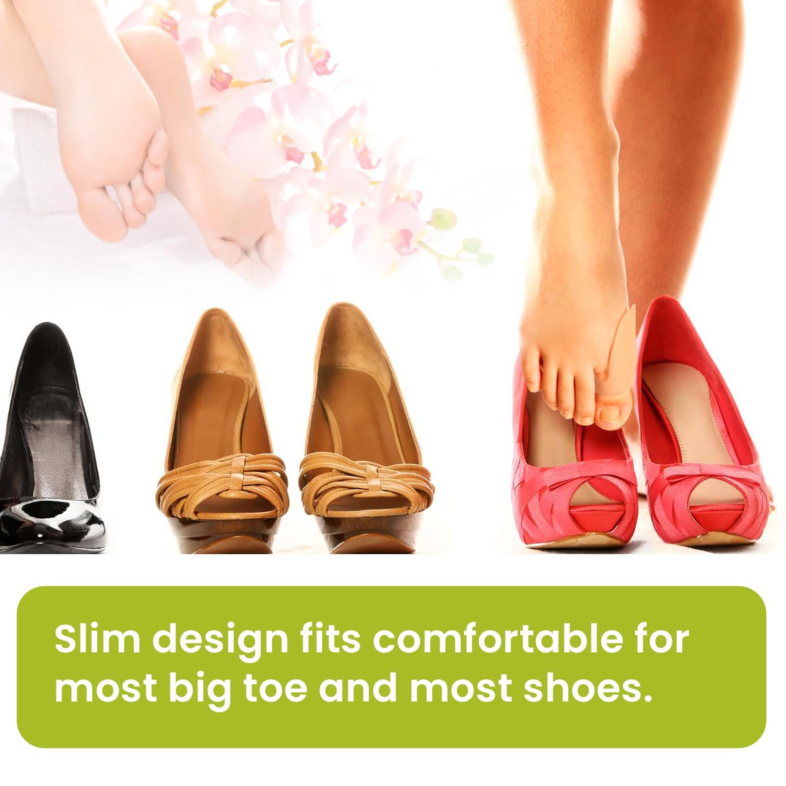 Гелеві Захисні Накладки Bukihome Hallux Valgus, Світло-Бежевий, 10 шт, фото №5