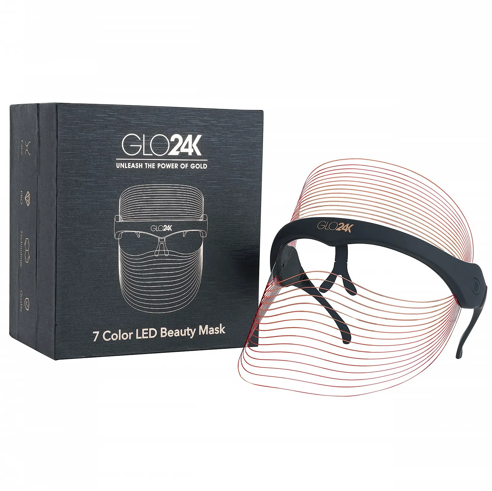 Маска для обличчя GLO24K 7 Coloured Beauty, фото №4