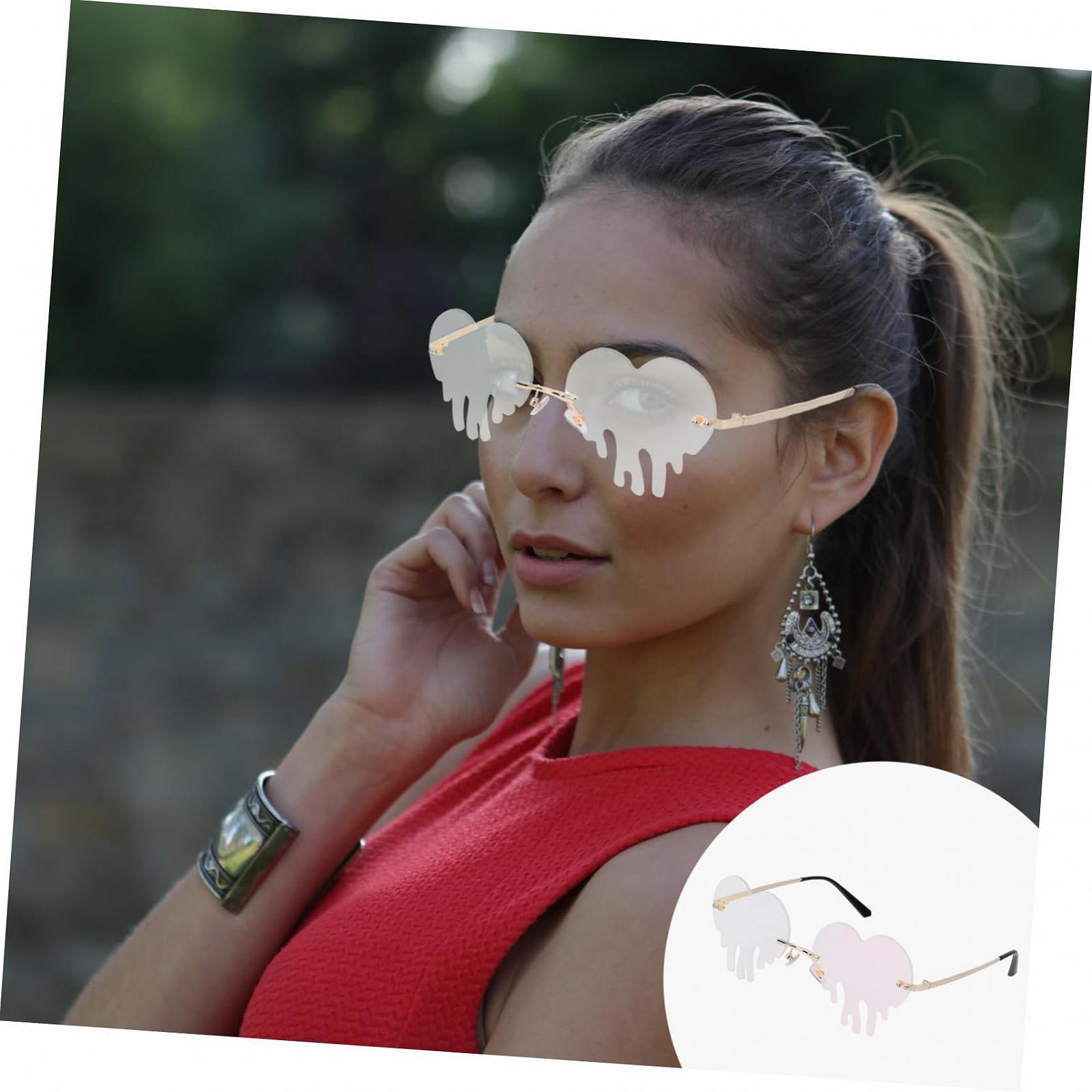 Сонцезахисні окуляри PACKOVE Серцеподібні Креативні Для жінок, фото №5