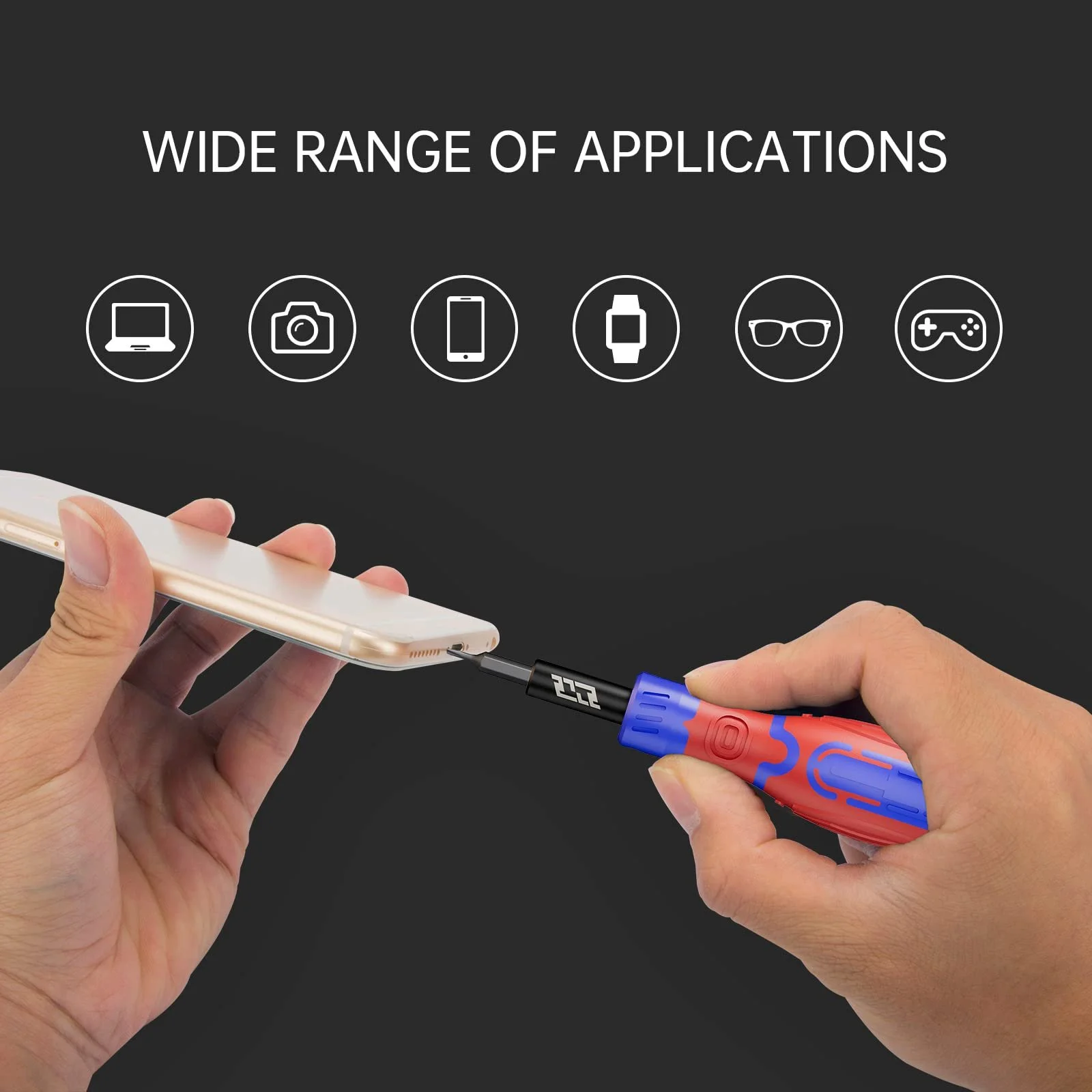 Набір прецизійних викруток JAKEMY 33 в 1 з 30 магнітними бітами Torx для електроніки, фото №6