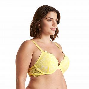 Бюстгальтер Curve Muse на кісточках Plus Size Push Up з ефектом збільшення на 1.5 чашки synthetic.ua - Фото 1