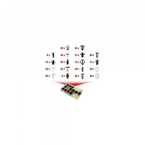 Комплект клипс кузова KS TOOLS 420.0350 - Фото 1