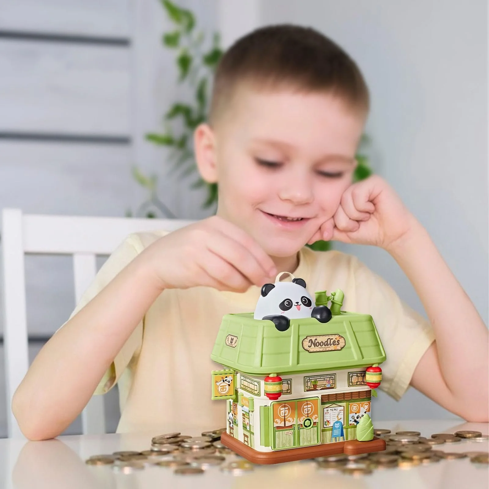 Скарбничка Panda Ударостійка 21,8×17×22 см, фото №6