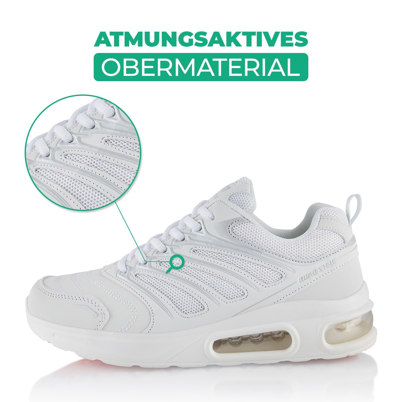 Кросівки Fusskleidung® Унісекс Амортизуюче Спортивне взуття Легкі Бігові кросівки, фото №2