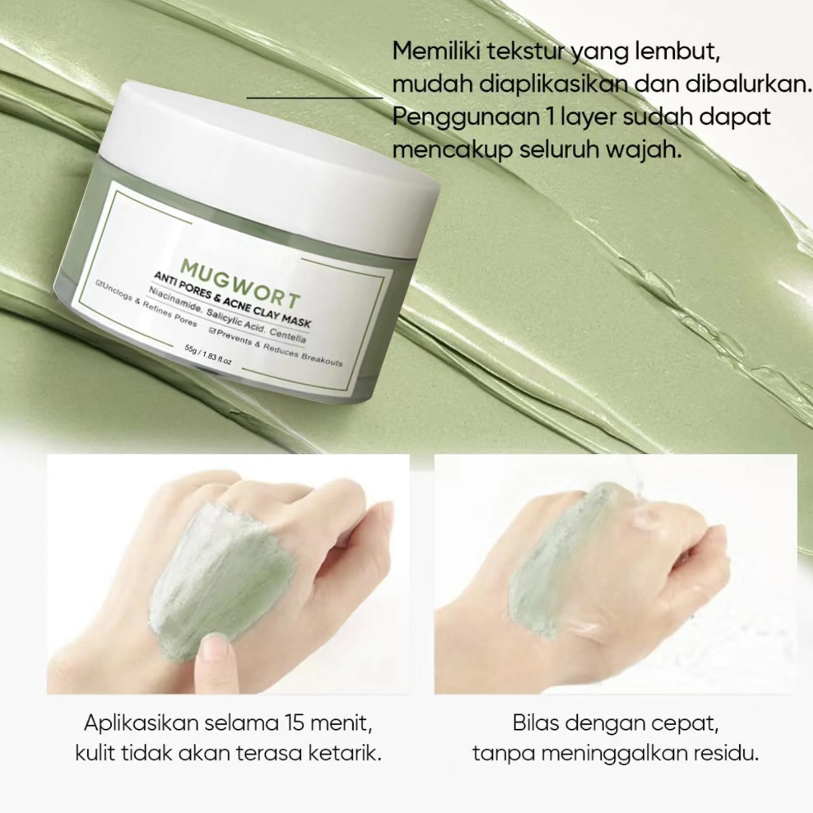 Очищуюча глиняна маска Azonelife, фото №5