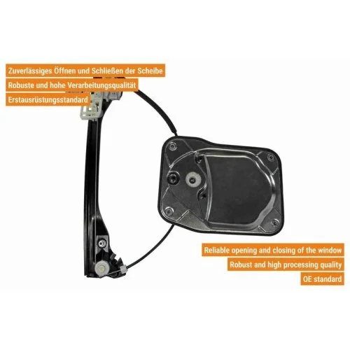 Склопідйомник VAICO V10-3108 SEAT SKODA VAG, фото №2