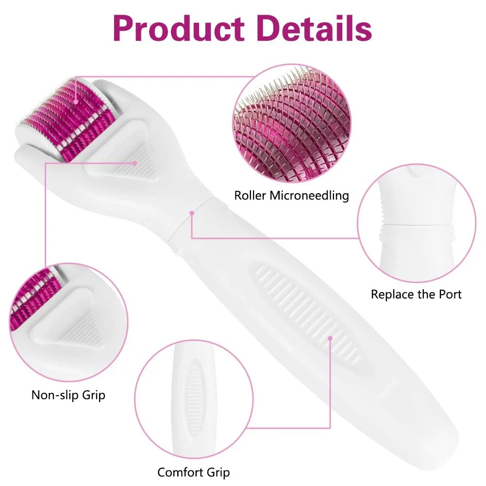 Ролер Derma LOPHE 6-в-1 Мікроголковий для тіла та обличчя для догляду за шкірою, фото №3