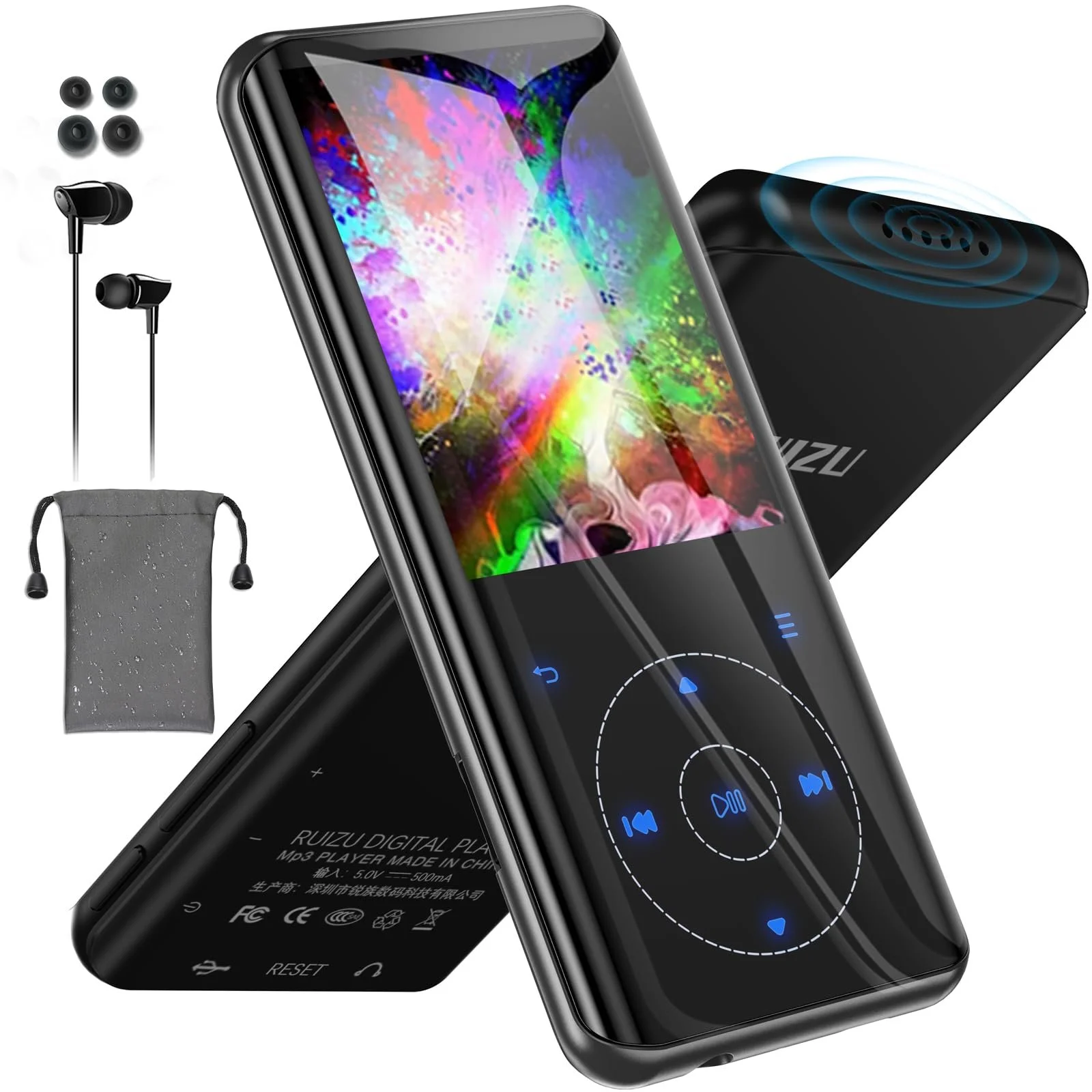 MP3-плеєр Tihoosky 32GB Black, фото №1