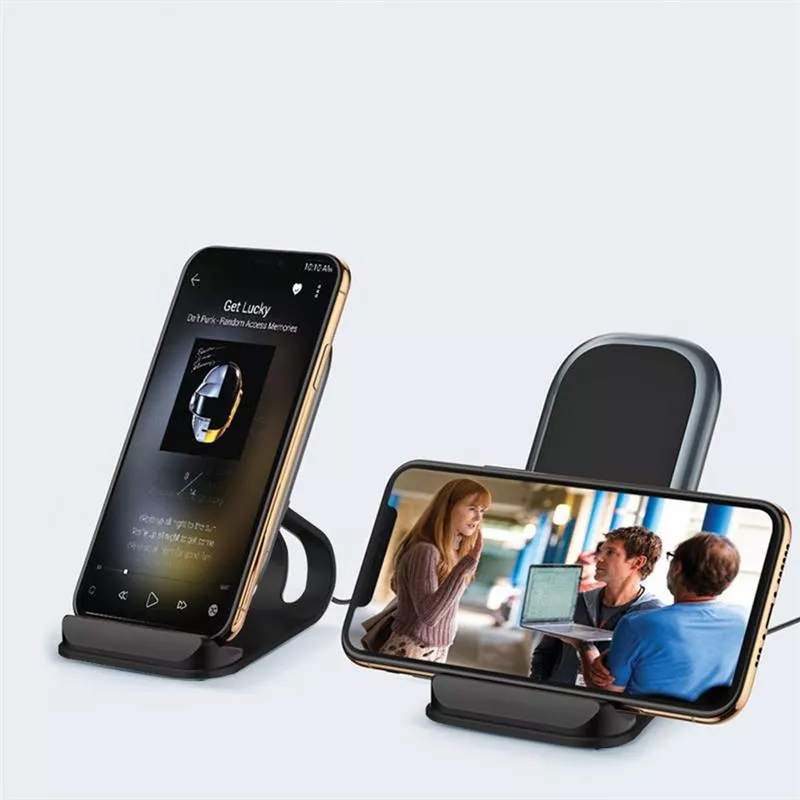 Беспроводное зарядное устройство ColorWay Wireless Stand 10W Blue (CW-CHW30Q-BL), фото №9