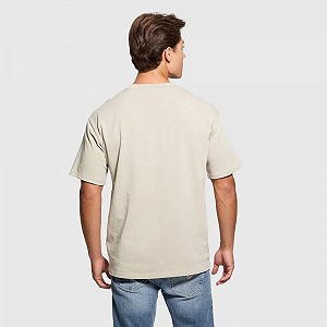 Мужская футболка GUESS Activewear / Белая / Размер S synthetic.ua - Фото 1