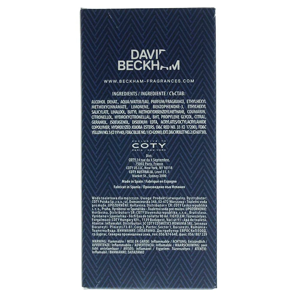 Туалетна вода David Beckham Classic Blue 90 мл, фото №2