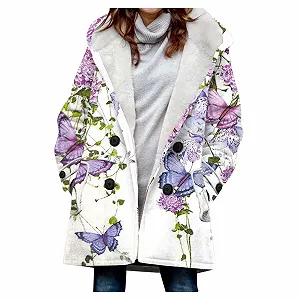 Куртка EMATOP зимова жіноча довга тепла на флісі - Фото 1