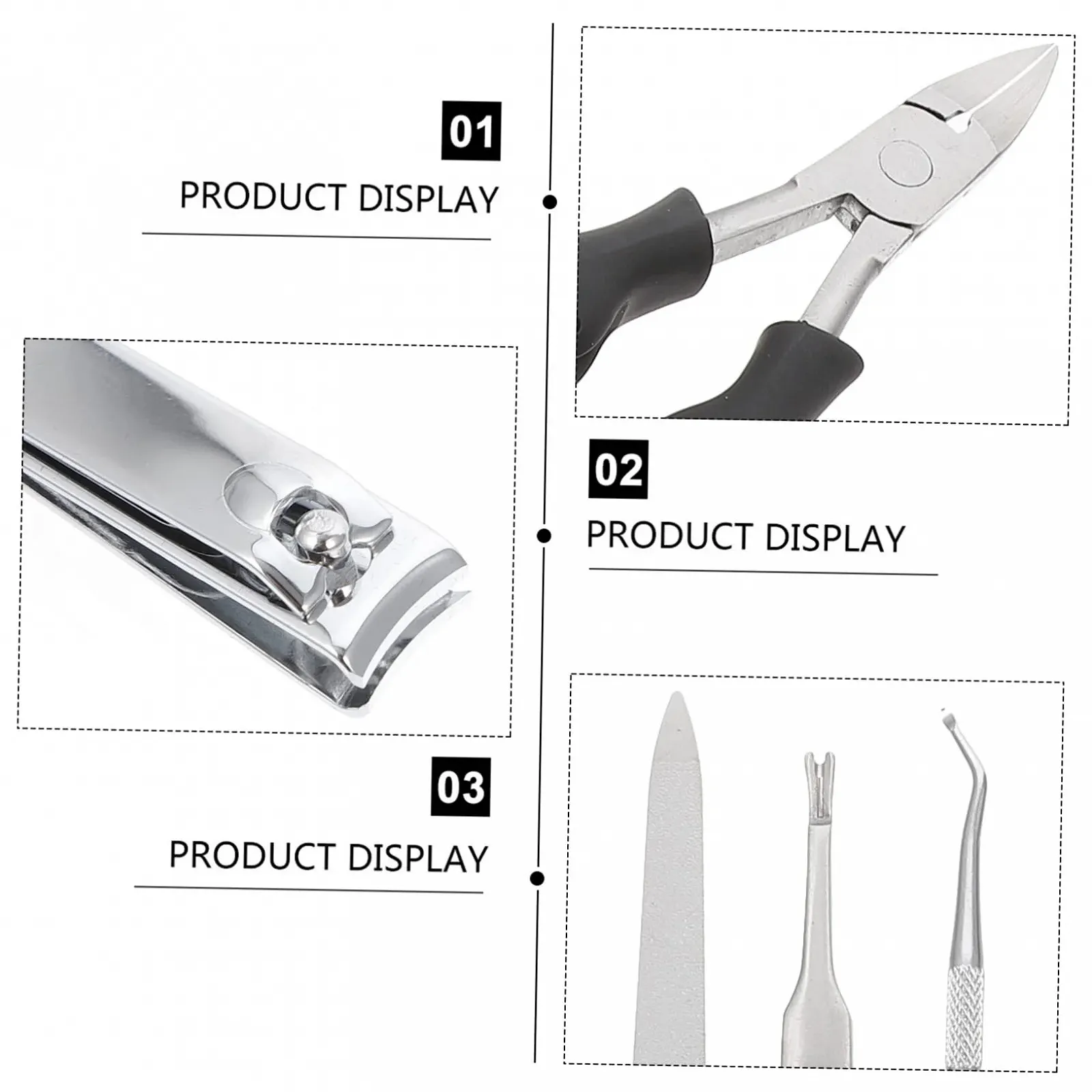 Набір для манікюру 7 шт професійний для догляду за руками та ногами вдома та в дорозі, фото №3 Набір для манікюру 7 шт професійний для догляду за руками та ногами вдома та в дорозі, фото №3